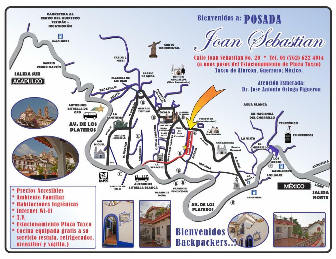 Posada Joan Sebastian Taxco de Alarcon Bagian luar foto